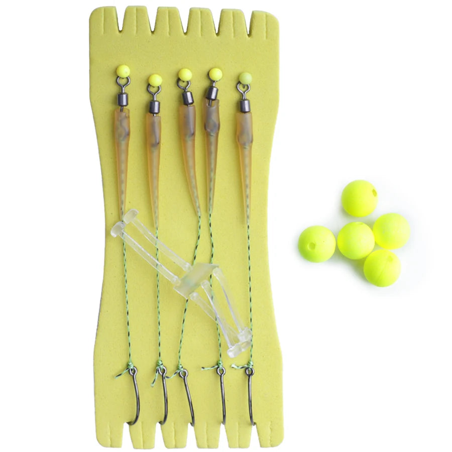 carp fishing hook baits 5Pcs European Carp Fishing Hooks with Floats