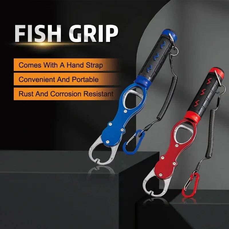 Premium Aluminum Alloy Fishing Lip Gripper with Built-In Weight Scale