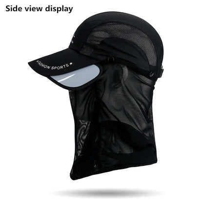 360° Portable Fishing Sun Hat – UV Protection Wide Brim Hat with Detachable Neck Flap for Fishing, Hiking & Outdoor Adventures