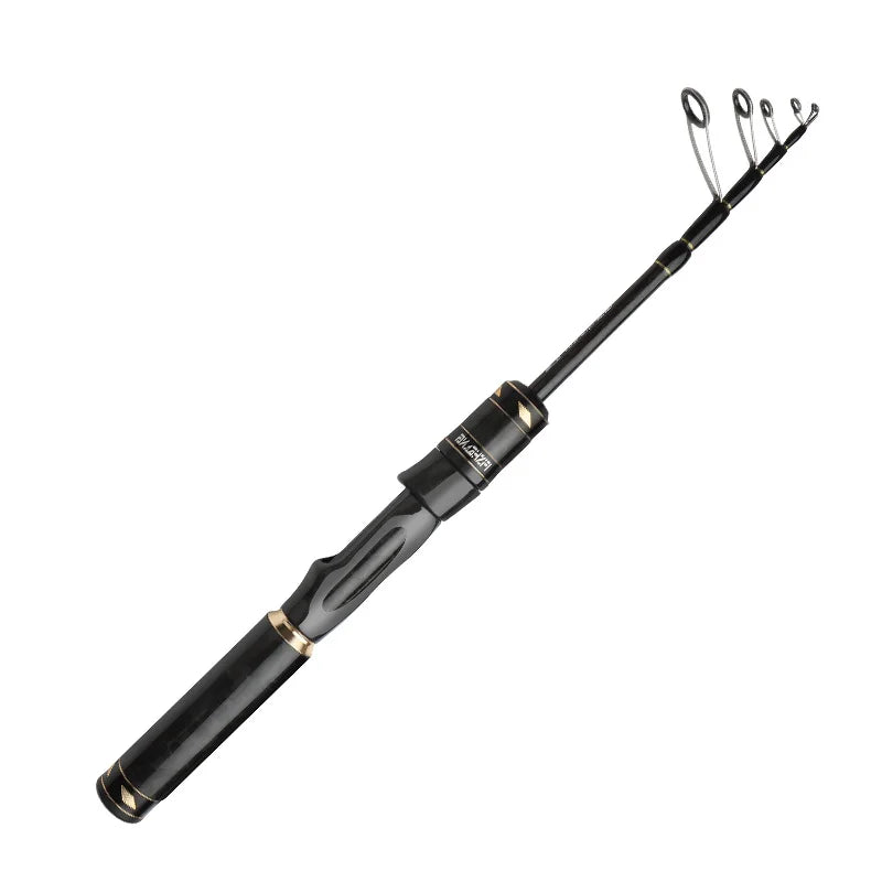 ROLLFISH Ultra-Light Telescopic Travel Fishing Rod – Premium Portable Carbon Bass Rod for Freshwater & Saltwater 🎣