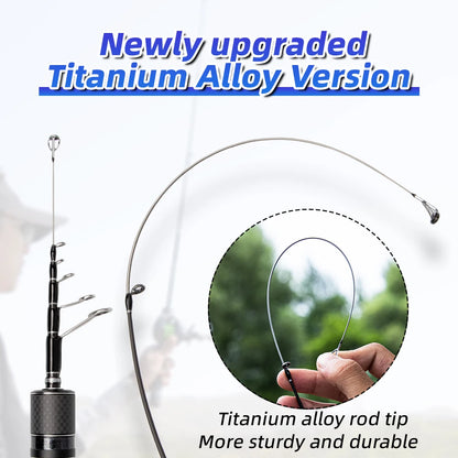 Ultralight Telescopic Fishing Rod – Compact & Portable Travel Rod 🎣
