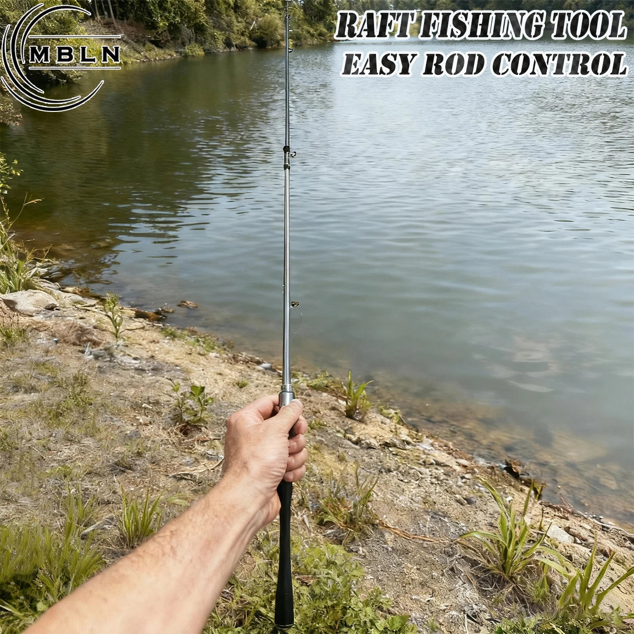 🎣 Ultra-Light Carbon Baitcasting Raft Rod – Long-Distance Shore Casting Power & Precision