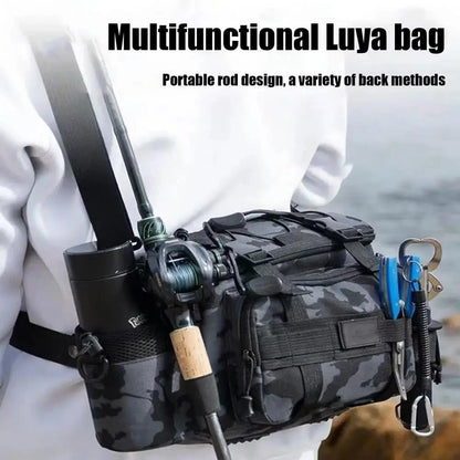 🎣 Ultimate Backpack Fishing Tackle Bag – Waterproof, Durable & Portable 🎣