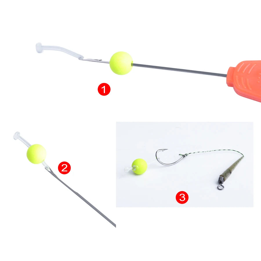 5Pcs European Carp Fishing Hooks with Floats - Premium Bait Tackle for Carp Fishing