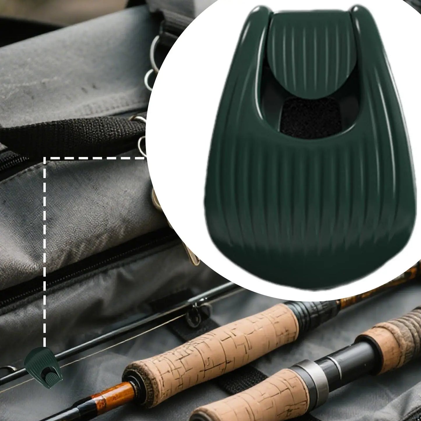 🎣 Premium Fishing Rod Clips – Compact Rod Protector & Holder | Outdoor Fishing Gear Organizer
