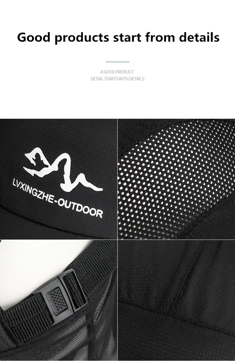 360° Portable Fishing Sun Hat – UV Protection Wide Brim Hat with Detachable Neck Flap for Fishing, Hiking & Outdoor Adventures