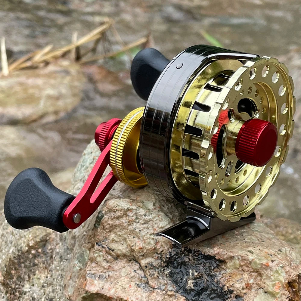 🎣 Raft Fly Wheel Lightweight Winter Fishing Reel | All-Metal, 10KG Max Drag, 6+1BB | Perfect for Raft, Ice, Bridge, Boat & Fly Fishing 🚤