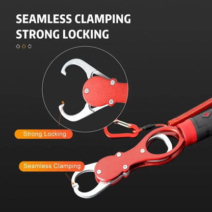 Premium Aluminum Alloy Fishing Lip Gripper with Built-In Weight Scale