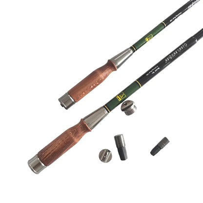 Portable Pocket Stream Fishing Rod 28CM | 1.2-2.1m Telescopic Hand Rod for Shrimp, Fish & Stream Fishing 🎣